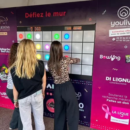 Les Murs Event's - animation interactive - animation événementielle ludique - attirer le public sur son événement d'entreprise - Animation sénior sport santé EHPAD - animation salon professionnel